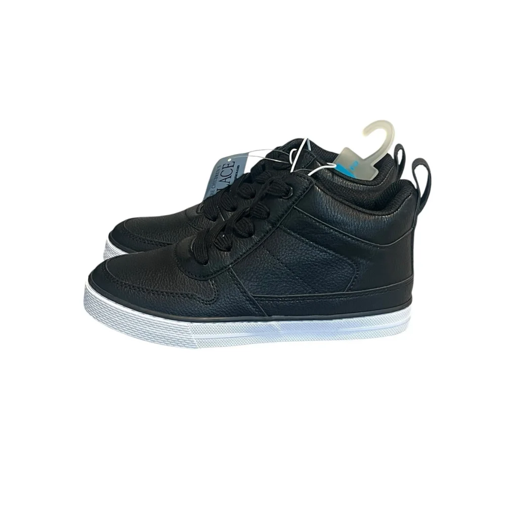 The Children's Place Boys Black Sneakers Size 2